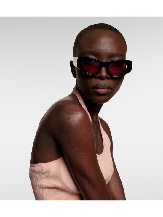 LOEWE Paula\'s Ibiza Signature cat-eye PINK LENSES sunglasses main image 5
